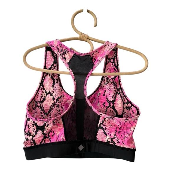 Rise Active Medium Impact  Racerback Mesh Black Band Sports Bra Size Large NWOT - Picture 10 of 14